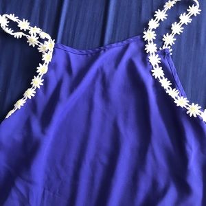 Sunflower strap tank